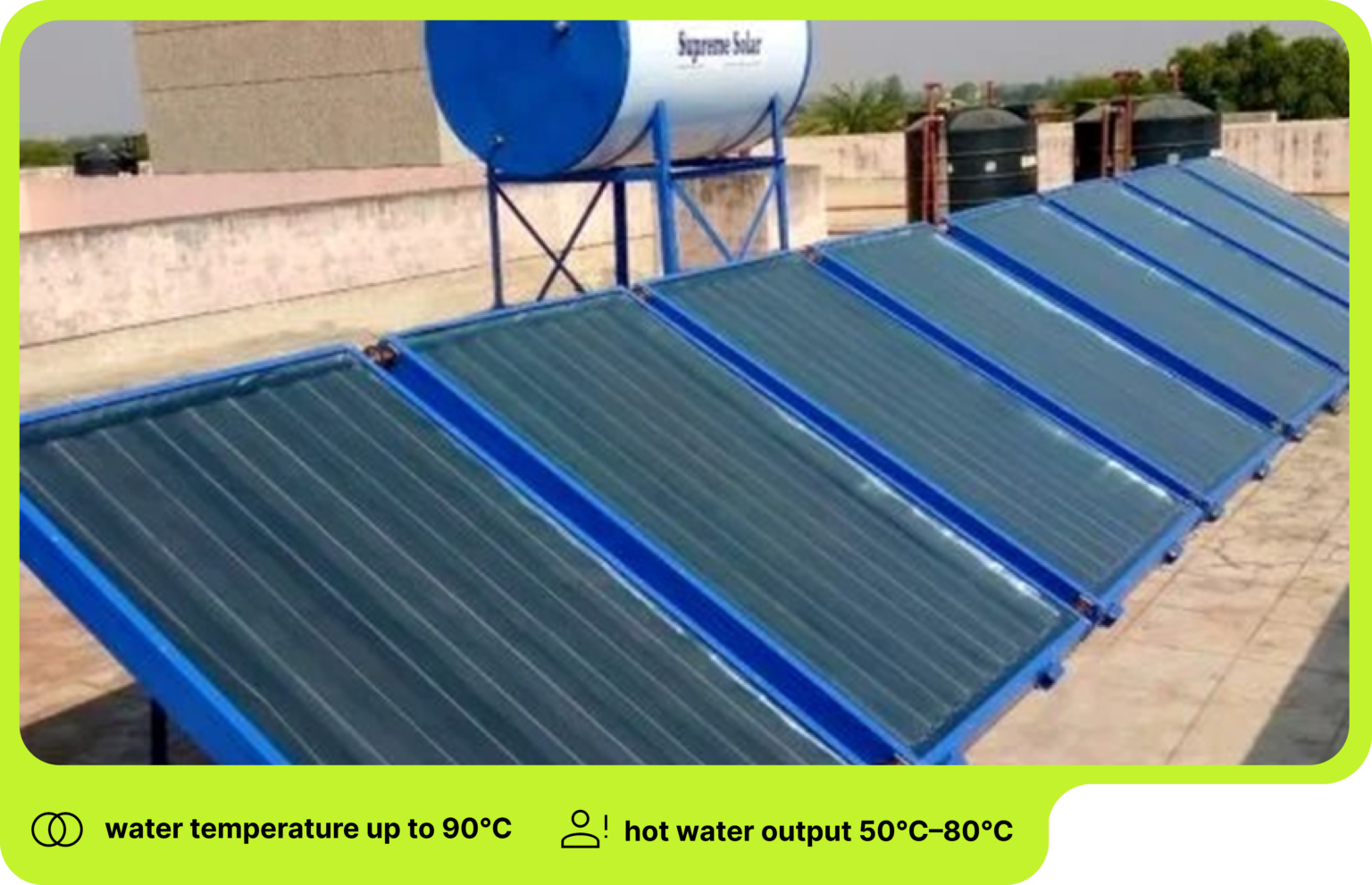 Shee Water Radiator supremesolarwaterheater – Experience the Power of Solar Comfort.